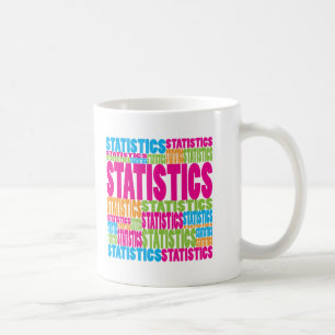 Colorful Statistics Koffiemok