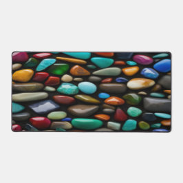 Colorful Stones - Desk Mat