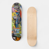 Colorful Street Art Graffiti Skateboard (Voorkant)