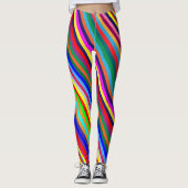 Colorful Stripe Leggings (Devant)