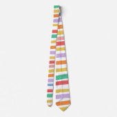 Colorful Stripe  Stropdas (Achterkant)