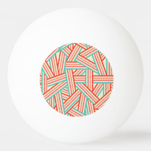 Colorful Striped Abstract Patroon Pingpongballen