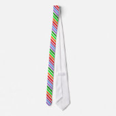 Colorful Striped Necktie Stropdas (Achterkant)