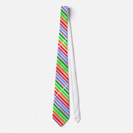 Colorful Striped Necktie Stropdas