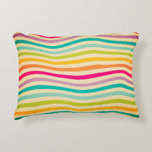 Colorful Striped Seamless Pattern. illustratie. b Accent Kussen