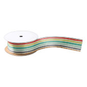 Colorful Stripes-kerstsparkles-patroon Lint (Spoel)