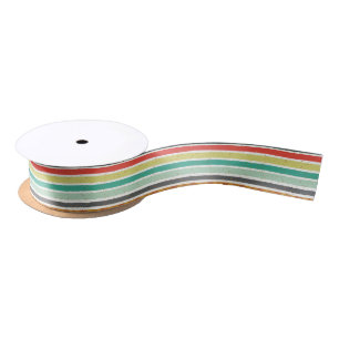 Colorful Stripes-kerstsparkles-patroon Lint