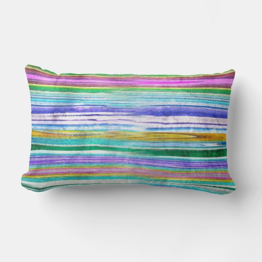 Colorful Stripes Kussen (Voorkant)