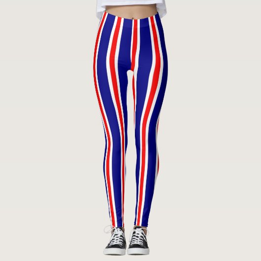 Colorful Stripes Leggings voor vrouwen (Voorkant)