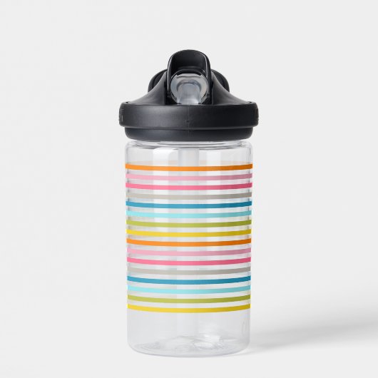 Colorful Stripes Pattern-93861  Waterfles (Voorkant)