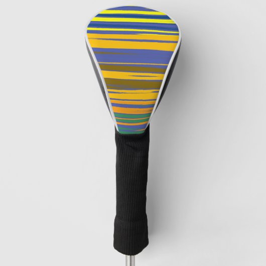 Colorful Stripes Pattern Golfheadcover (Voorkant)