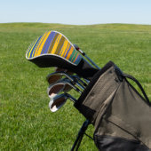 Colorful Stripes Pattern Golfheadcover (Insitu)