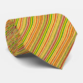 Colorful Stripes Pattern Stropdas (Opgerold)