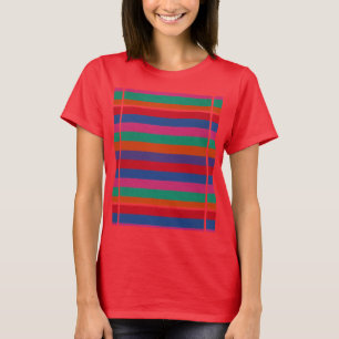 Colorful Stripes Pattern T-shirt