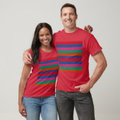 Colorful Stripes Pattern T-shirt (Unisex)