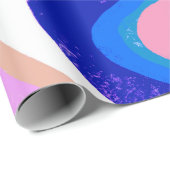 Colorful Stripes Waves Gift Cadeaupapier (Rol Hoek)