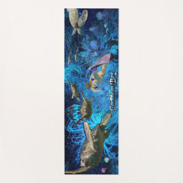 Colorful Stylish Sea Life Yogamat