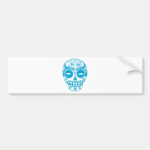 Colorful Sugar Skull Bumpersticker