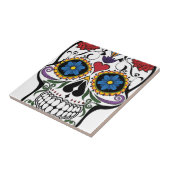 Colorful Sugar Skull Tegeltje (Zijkant)