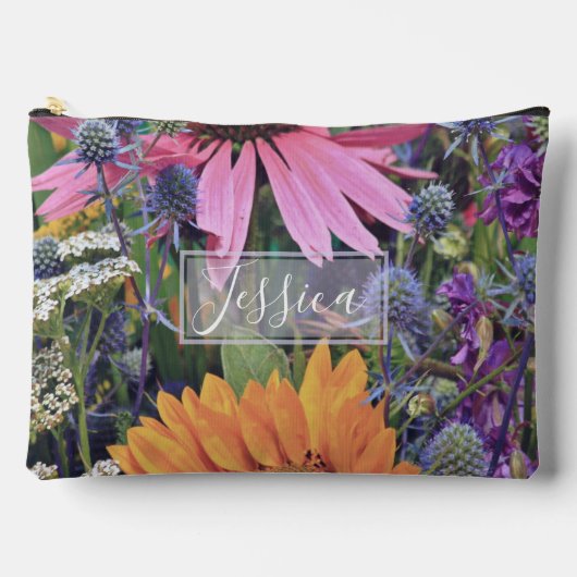 Colorful Summer Flower Garden Personalised Etui (Voorkant)