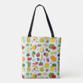 Colorful Summer Fruit Pattern Draagtas (Achterkant)