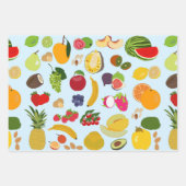 Colorful Summer Fruit Pattern Inpakpapier Vel (Voorkant 3)