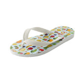 Colorful Summer Fruit Pattern Kinder Teenslippers (Schuin)