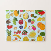 Colorful Summer Fruit Pattern Legpuzzel (Horizontaal)