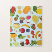 Colorful Summer Fruit Pattern Legpuzzel (Verticaal)