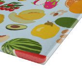 Colorful Summer Fruit Pattern Snijplank (Hoek)