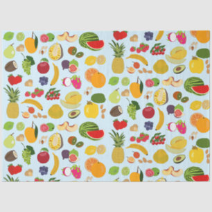 Colorful Summer Fruit Pattern Tissuepapier