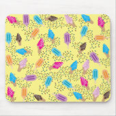 Colorful Summer Ice Cream Pattern Muismat (Voorkant)