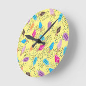 Colorful Summer Ice Cream Pattern Ronde Klok (Hoek)