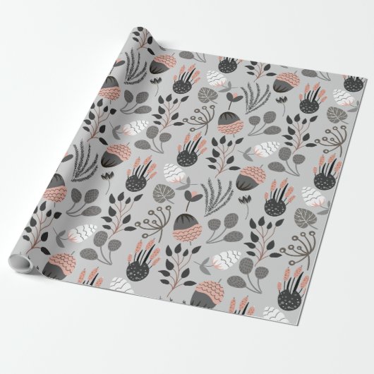 Colorful Summer Pattern Cadeaupapier (Uitgerold)