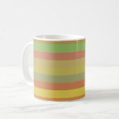 Colorful Summer Stripes Koffiemok (Voorkant links)