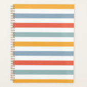 Colorful Summer Surf Aesthetic Horizontal Lines Bo (Devant)