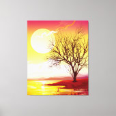 Colorful Sunset Canvas Afdruk (Voorkant)