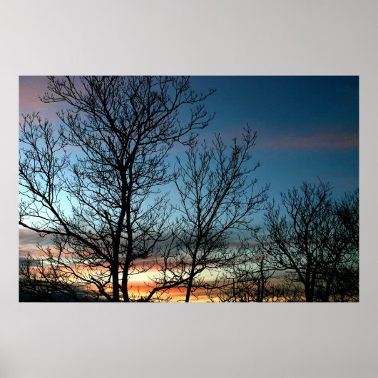 Colorful Sunset Poster (Voorkant)
