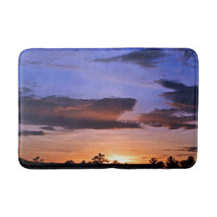 Colorful Sunset van Shirley Taylor Badmat