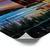 Colorful Sunset vibrant sunrise Poster (Hoek)