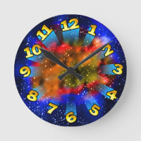 Colorful Supernova met vluchtnummers