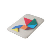 Colorful Swan Tangram Badmat (Gekanteld)
