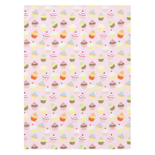 Colorful Sweet Cupcakes Pattern Tablecloth Tafelkleed