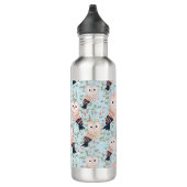 Colorful Sweet Owls Waterfles (Rechts)