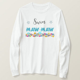 Colorful Swim Maw-Maw T-shirt