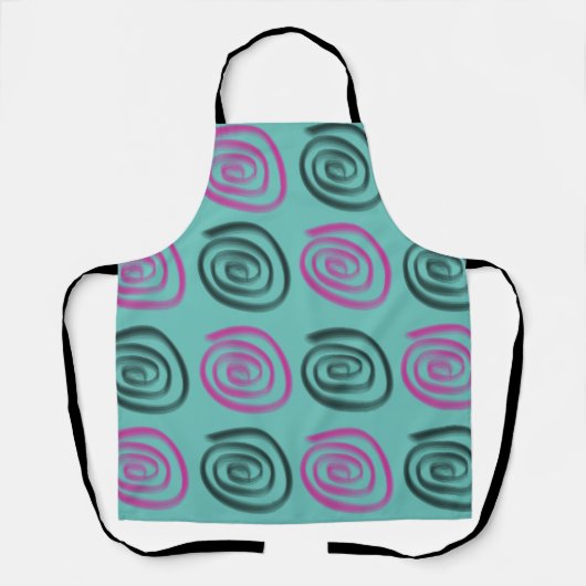 Colorful Swirl Pattern Schort (Voorkant)