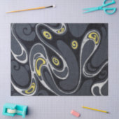 Colorful Swirling Abstract Tissuepapier (Craft)