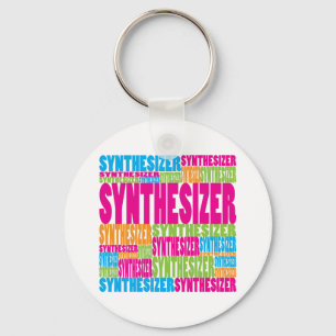 Colorful Synthesizer Sleutelhanger