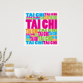 Colorful Tai Chi Poster (Keuken)