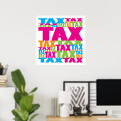 Colorful Tax Poster (Thuiskantoor)